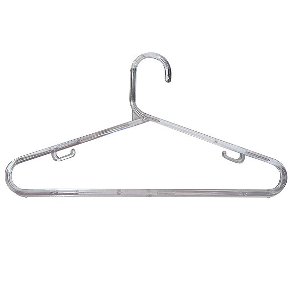 200 Cabides acrílico cristal virgem modelo tradicional adulto- 20cm (altura) x 40cm (largura)x diâmetro de 6.5, 8, 10 ou 12 mm de diâmetro- Pronta entrega