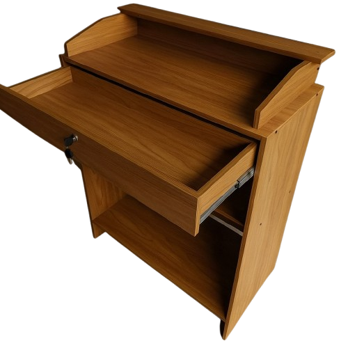 Balcão Caixa com Gaveta MDF 15mm 100%  - REFORÇADO -  1,10m Altura x 85cm Largura x 38cm Profundidade - Ideal para Loja ou Recepção - PRONTA ENTREGA