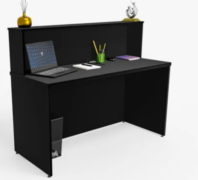 Balcão Atendimento Recepção - MDF 100% 15mm - REFORÇADO - 1,10m A x 85cm L x 38cm P - PRONTA ENTREGA