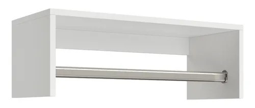 Arara Para Roupas de Parede - Funcional - MDF 15mm% - 0,92L x 0,25A x 0,32P - Pronta entrega