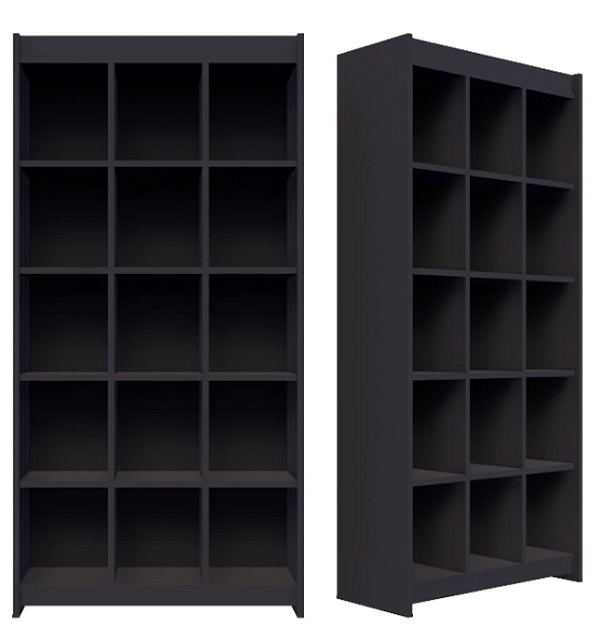 Estante Colmeia com 15 Nichos - MDF 100% 15mm - SUPER REFORÇADO - 1,85m (A) x 0,92cm (L) x 0,32cm (P) - PRONTA ENTREGA