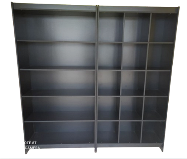 Móvel Estante Prateleira Espaçosa e Estante Colmeia com 15 Nichos - MDF 100% 15mm - SUPER REFORÇADO - 1,85M Altura x 0,32 M Profundidade x 1,84 M Largura - PRONTA ENTREGA