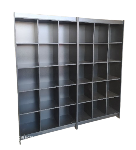 Kit 2 Estante Colmeia com 15 Nichos - MDF 100% 15mm - SUPER REFORÇADO - 1,85m (A) x 1,84cm (L) x 0,32cm (P) - PRONTA ENTREGA