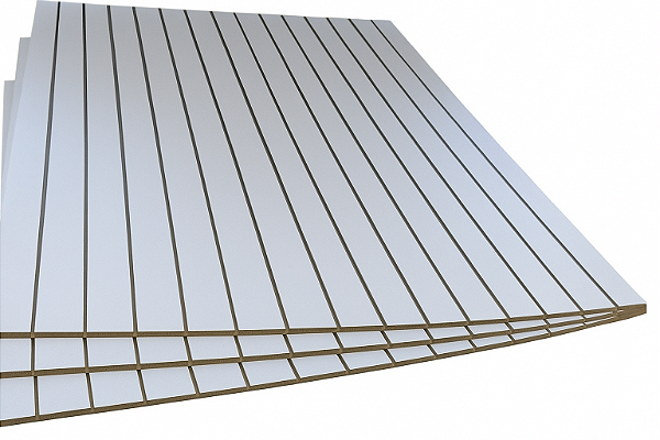 Painel Canaletado slatwall de madeira MDF 18mm de alta resistência - Branco ou Preto - Várias medidas p/ escolher - Medida personalizada Wats (11) 94220-9117