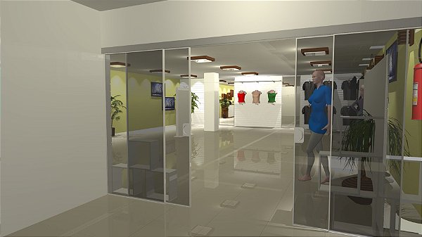 Projetos Personalizados em 3D + Produtos + Montagem p/ Ambientes Comercias - Painel Canaletado ou Sistema Cremalheira ( Mercados, Perfumaria, Lojas: Roupas e Calçados, Suvenires, Material de Construção e Outras) - Orçamento Whats: (11) 99761-2721