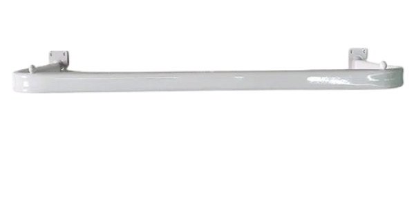 Arara reta para roupas super reforçada de ferro oblongo - Base de fixar na parede ou painel canaletado - Pronta entrega