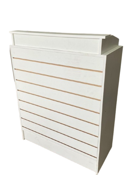 Balcão caixa Canaletado - MDF 100% 15MM - SUPER REFORÇADO -1,00m (A) x 85cm (L) x 38cm (P) - PRONTA ENTREGA