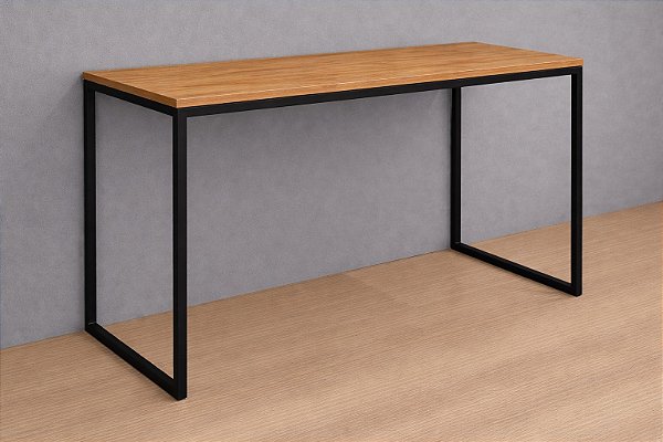 Mesa Clean Metalon Elegante Com Tampo de MDF P/ Escritório e Lojas - 0,75 A x 1,20 L x 0,60 P