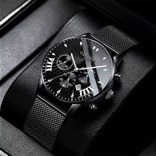 Relógio masculino de luxo original oferta