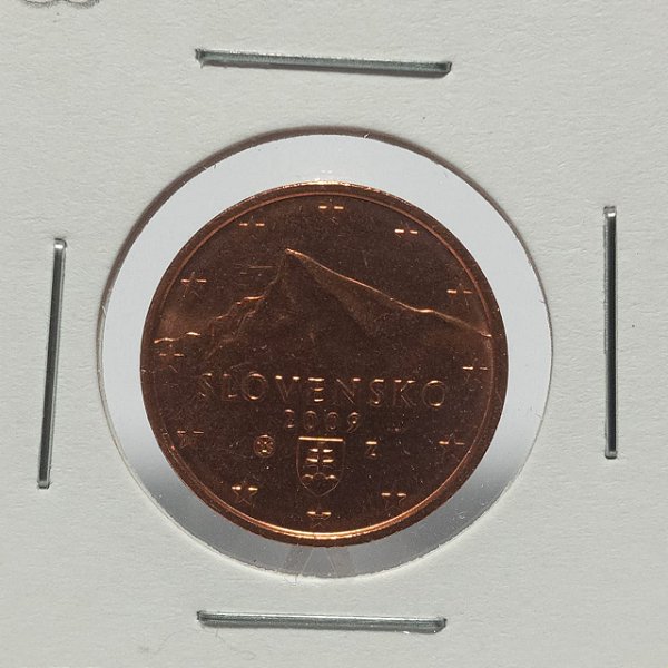 Moeda da Eslováquia - 2 cents - 2002