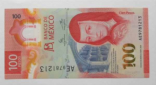 Cédula de 100 Pesos - México (Polímero)