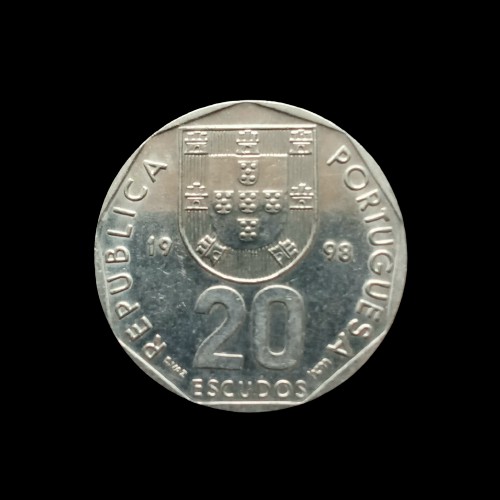 Moeda de Portugal - 20 Escudos 1998