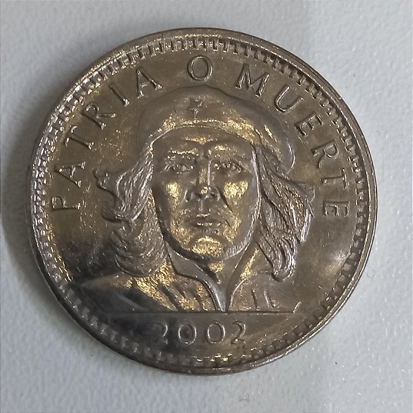 Moeda de 3 Pesos - Cuba 2002