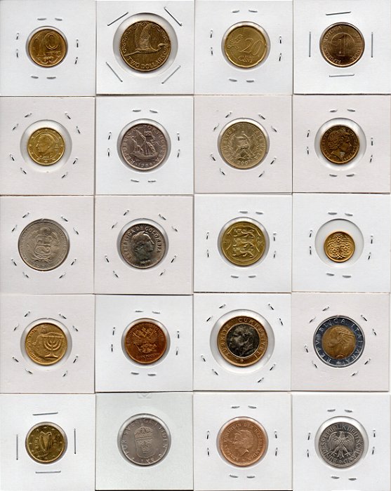 Lote com 20 Países Diferentes - Especial 3