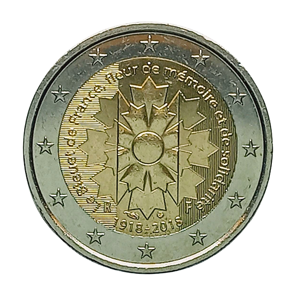Moeda de 2 Euros da França - 2018