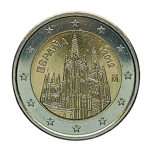 Moeda de 2 Euros da Espanha - 2012