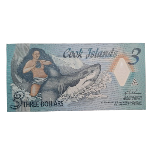 Cédula das Ilhas Cook - 3 Dollars