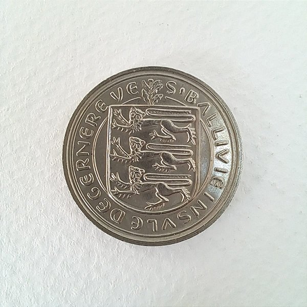 Moeda de 10 New Pence de Guernsey (Ilhas do Canal da Mancha) - 1982
