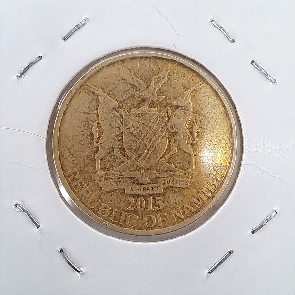 Moeda da Namíbia - 5 Dollars - 2015
