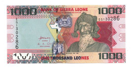 Cédula de Sierra Leone - África