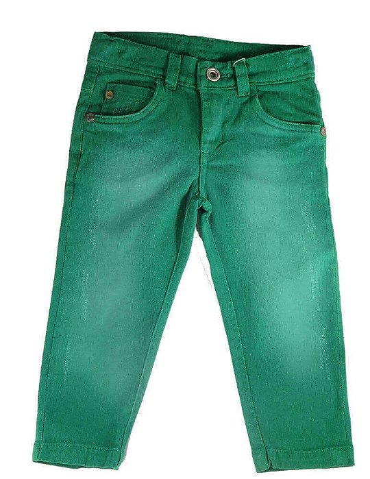 calça verde infantil masculina