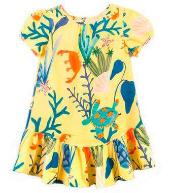 vestido viscose infantil