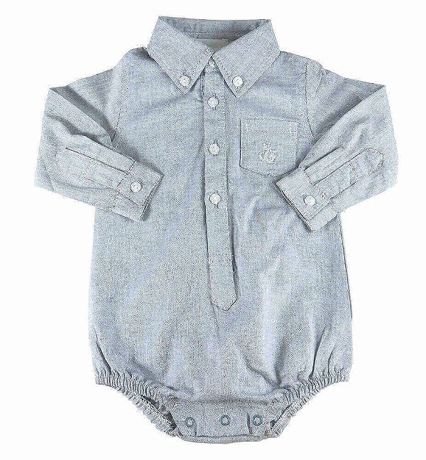 Body camisa cinza duke 100% algodão - Kids na Net - A sua Loja online de  Roupas de Crianças e Bebês