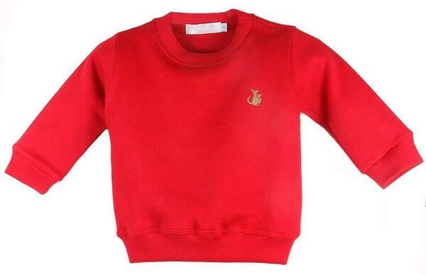 Suéter Infantil Bebê Menino Empório Baby Vermelha