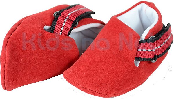 sapatinho de bebê macio vermelho camurça - Kids na Net - A sua Loja online  de Produtos Infantis e bebês