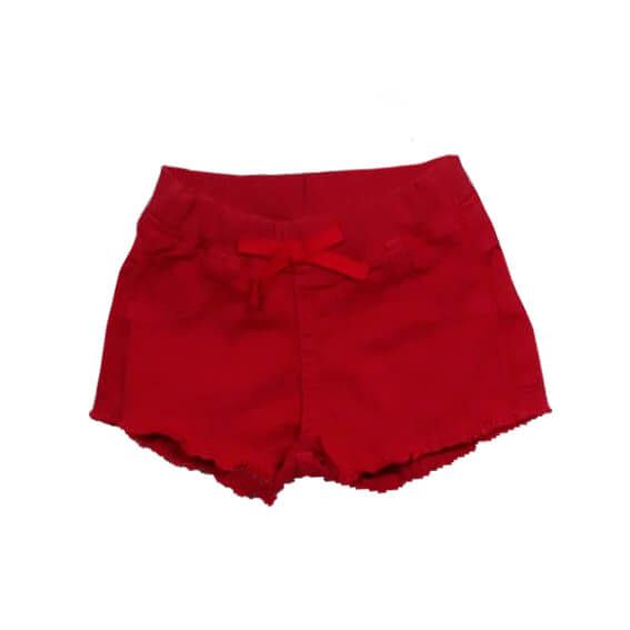 Shorts vermelho infantil Outlet