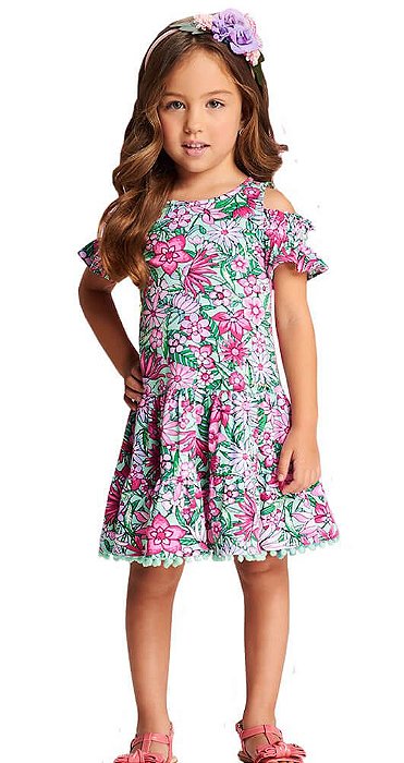 vestido momi flamingo