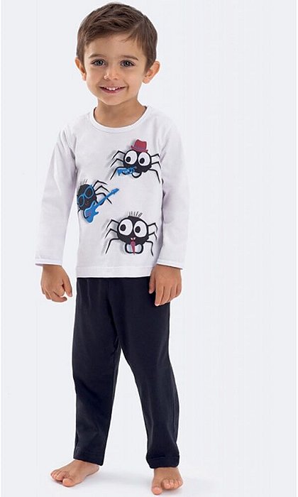 Pijama meia malha infantil Clearance
