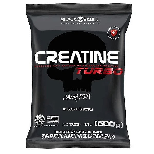 CREATINE TURBO REFIL BLACK SKULL - 500G