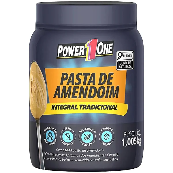Pasta de Amendoim Integral (1Kg) - Power One