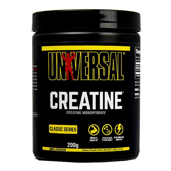 Kit 2X - Creatine Monohidratada - 200g Sem Sabor - Universal