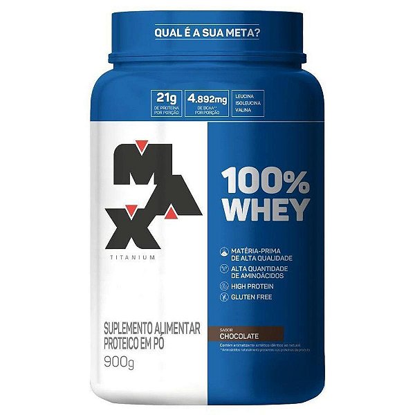 100% Whey (900g) - Max Titanium