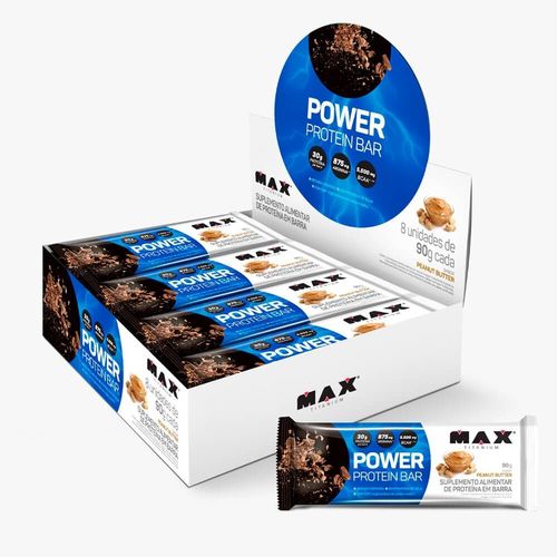 Power Protein Bar (8unid-90G) MAX TITANIUM