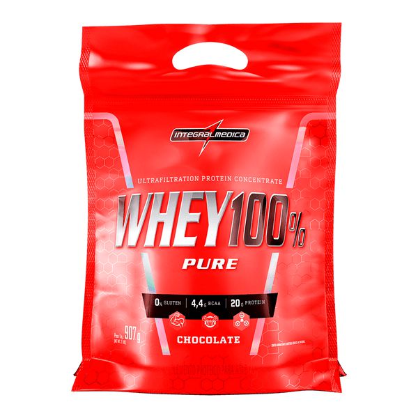 Whey 100% Pure (907G) REFIL - Integralmédica