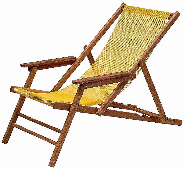 Espreguiçadeira Sannet Viva Vida tecido Ernet Bege