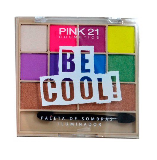 Paletas de Sombras e Iluminador Bee Cool - Pink 21 Cor 03