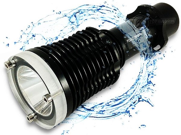 Lanterna de Mergulho 800.000 Lumens 288.000w Com LED T6 À Prova D'água