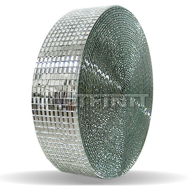 Rolo de Fita Espelho (4x5mm) - Material de Vidro 2 mm - Ideal para Artesanato - Mosaico - Decoração Geral.