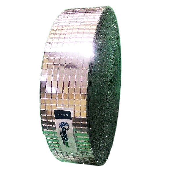 Fita de Espelho (5x5mm) - Material de Vidro 2 mm - Ideal para Artesanato - Mosaico - Decoração Geral.