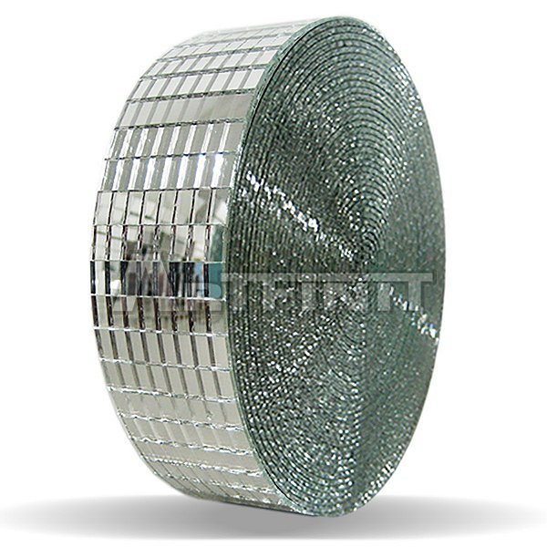 Fita de Espelho (05x1cm) - Material de Vidro 2 mm - Ideal para Artesanato - Mosaico - Decoração Geral.