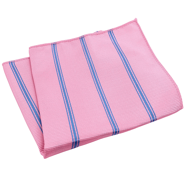 Lenço de Bolso Masculino Social Rosa