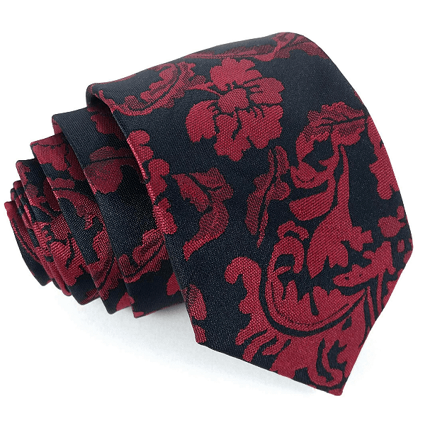 Gravata Slim Xadrez Preta e Vermelha Luxo - O Gravateiro - Gravatas,  Acessórios e Moda Masculina