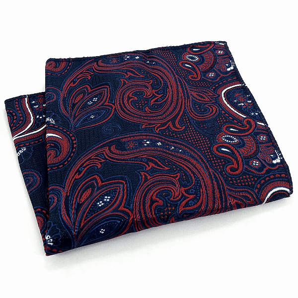 Lenço de Bolso Masculino Social Vermelho Premium