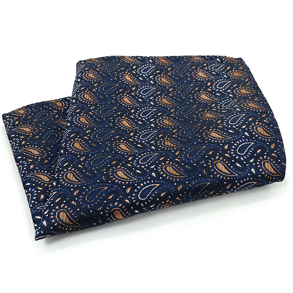 Lenço de Bolso Masculino Social Terno Azul Marinho