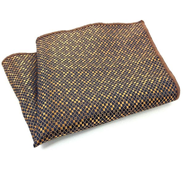 Lenço de Bolso Masculino Social Marrom