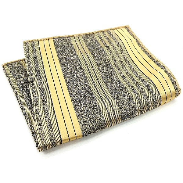 Lenço de Bolso Masculino Social Terno Amarelo